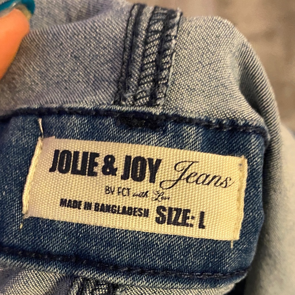 Denim Overall Dress - Blue - Picture 3 of 7